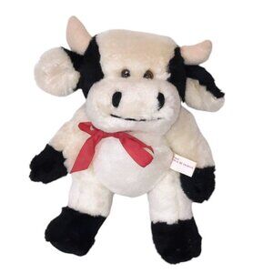 Vintage Hobby Lobby Cow Jointed Plush Stuffed Animal Toy 8"